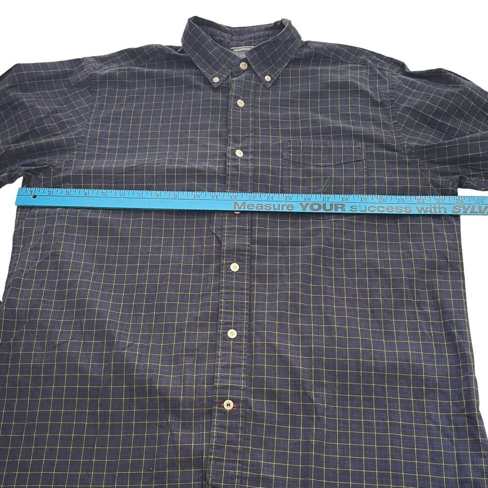Nautica Mens Vintage Wear Authentic Clothing Plaid Long Sleeve Button Down Shirt - Picture 13 of 15